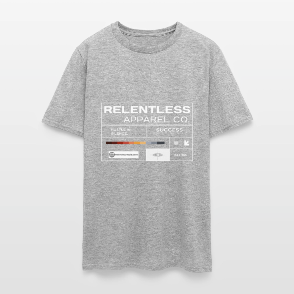 RELENTLESS ESSENTIAL TEE — LIMITED RELEASE - heather gray