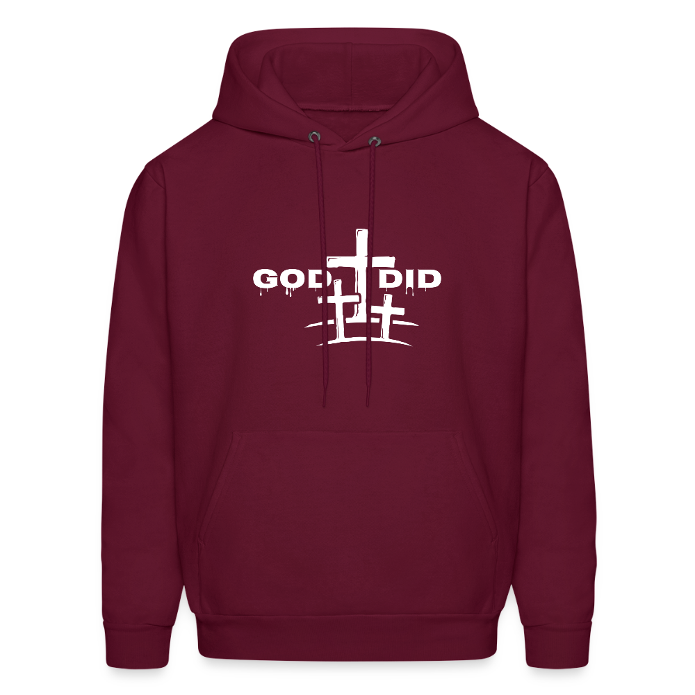 God Did Unisex Hoodie – Relentless Classics - burgundy
