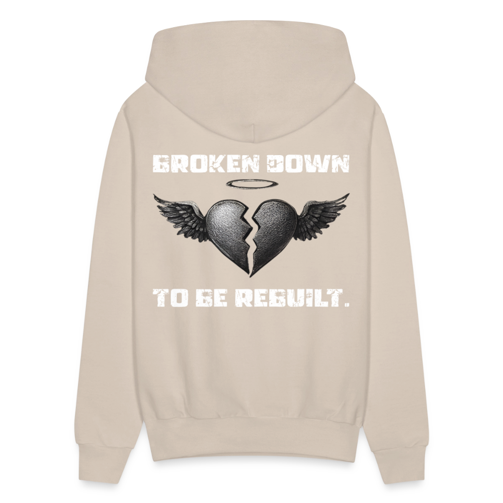 BROKEN TO BE REBUILT – Unisex Hoodie - Sand
