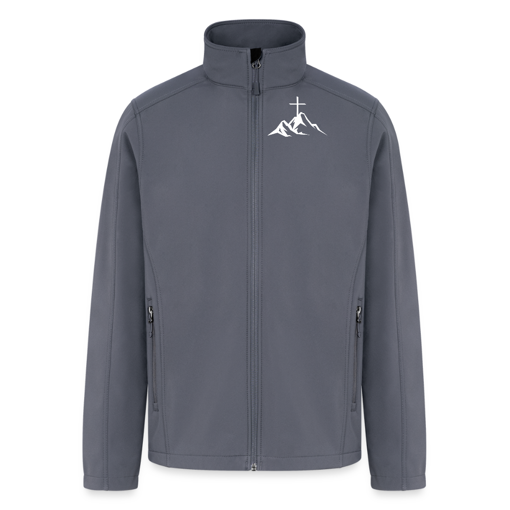 RELENTLESS LOGO – Men’s Soft Shell Jacket - gray