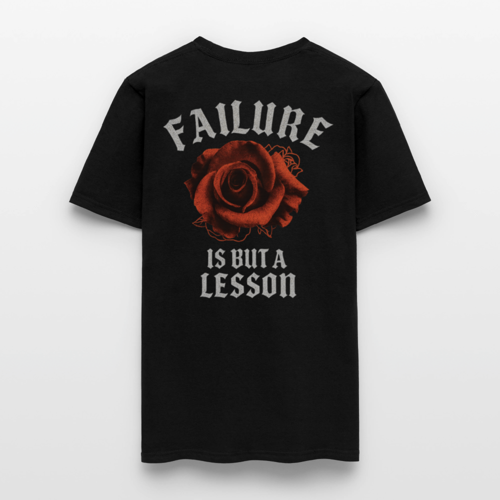 Failure Is But A Lesson – Heavyweight Unisex T-Shirt - black