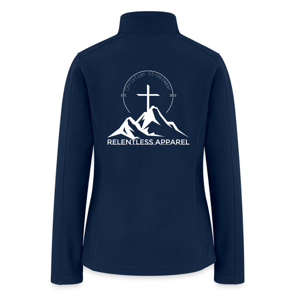 RELENTLESS LOGO – Women’s Soft Shell Jacket - navy