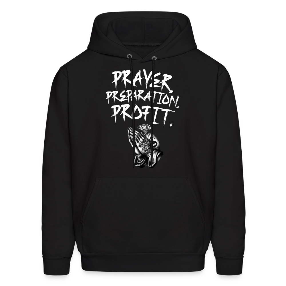Prayer, Preparation, Profit Unisex Hoodie – Relentless Classics - black