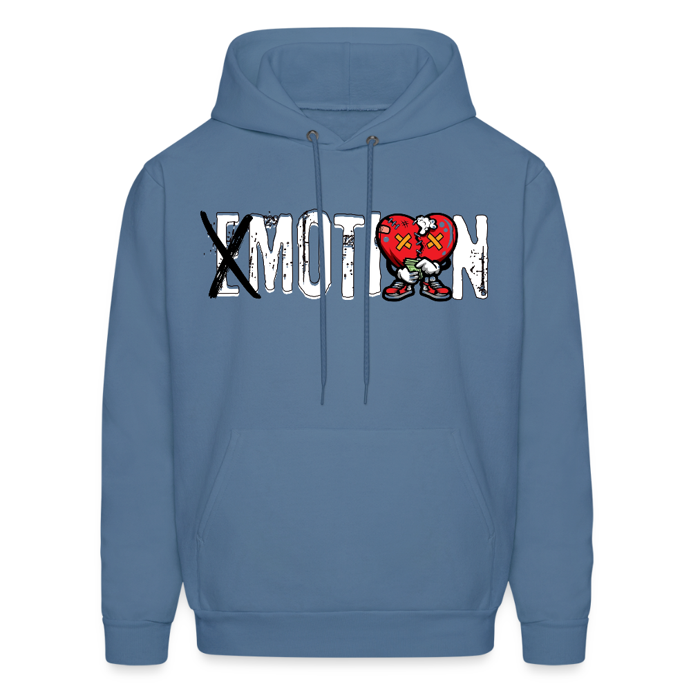 No Emotions Unisex Hoodie – Relentless Classics - denim blue