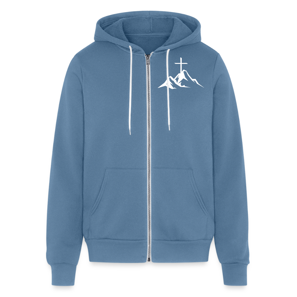NEW CREATION – Full Zip Hoodie - steel blue