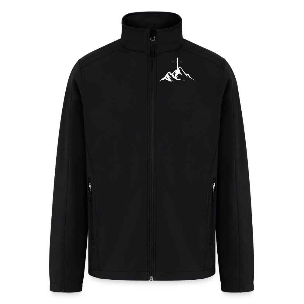 RELENTLESS LOGO – Men’s Soft Shell Jacket - black