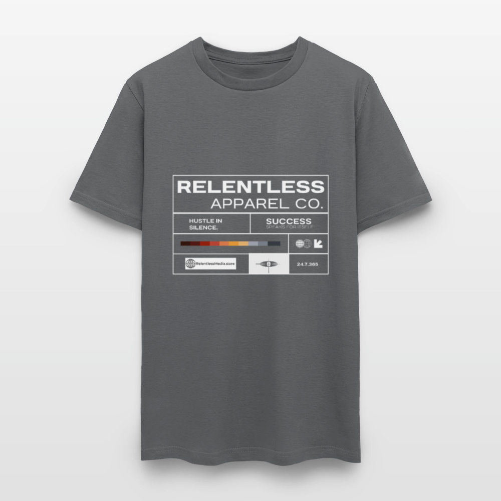 RELENTLESS ESSENTIAL TEE — LIMITED RELEASE - charcoal
