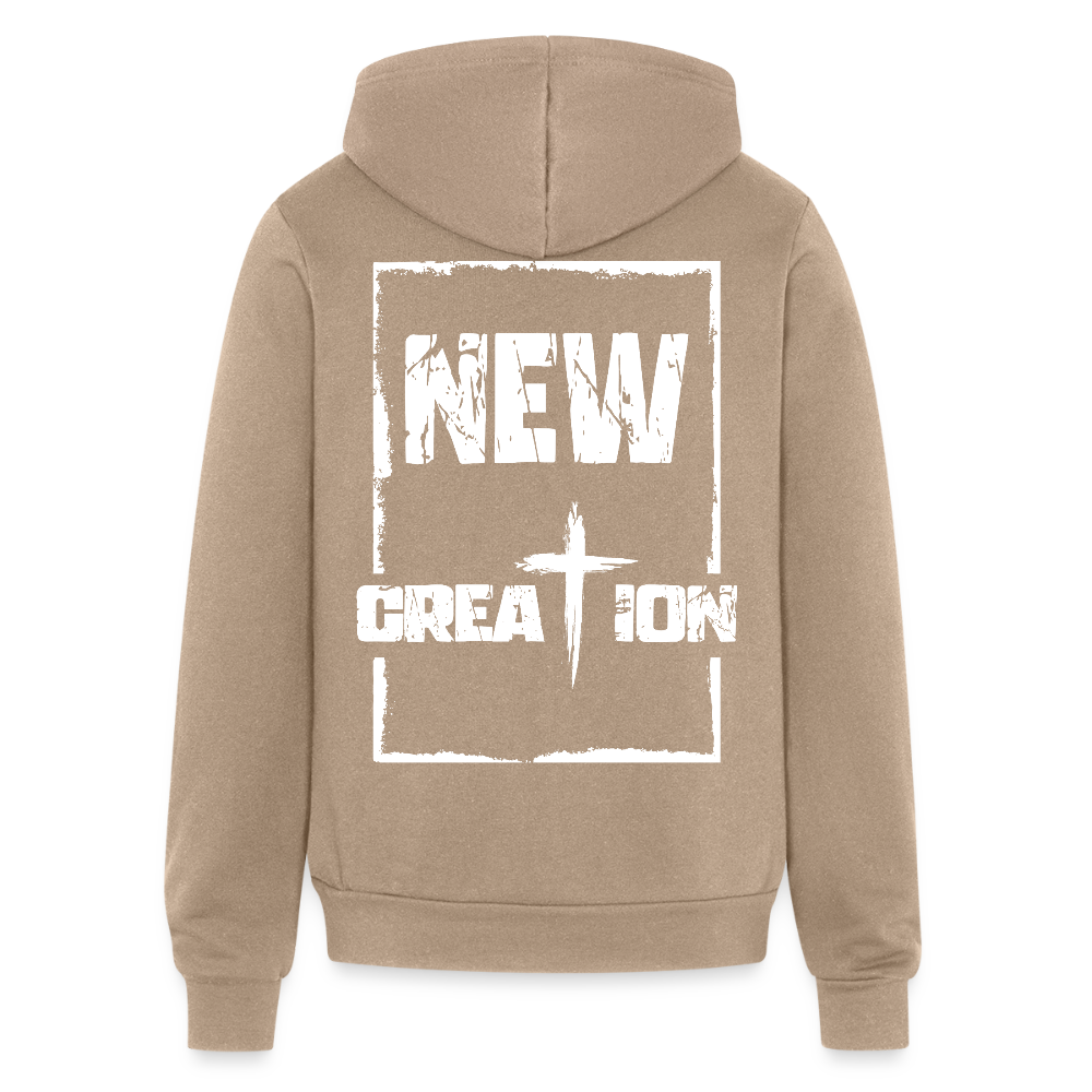 NEW CREATION – Full Zip Hoodie - tan