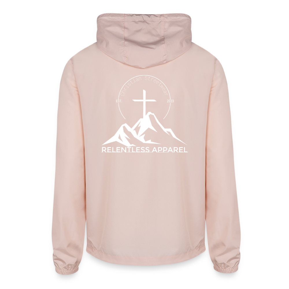 RELENTLESS LOGO – Lightweight Windbreaker Jacket - blush pink 