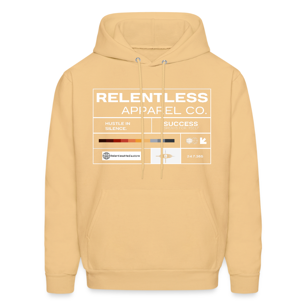 Relentless Essentials Unisex Hoodie – Relentless Classics - light gold 
