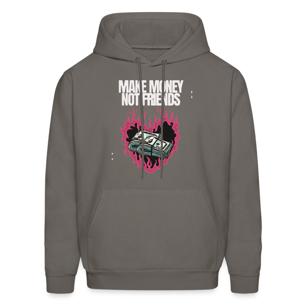 Make Money Not Friends Unisex Hoodie – Relentless Classics - asphalt gray