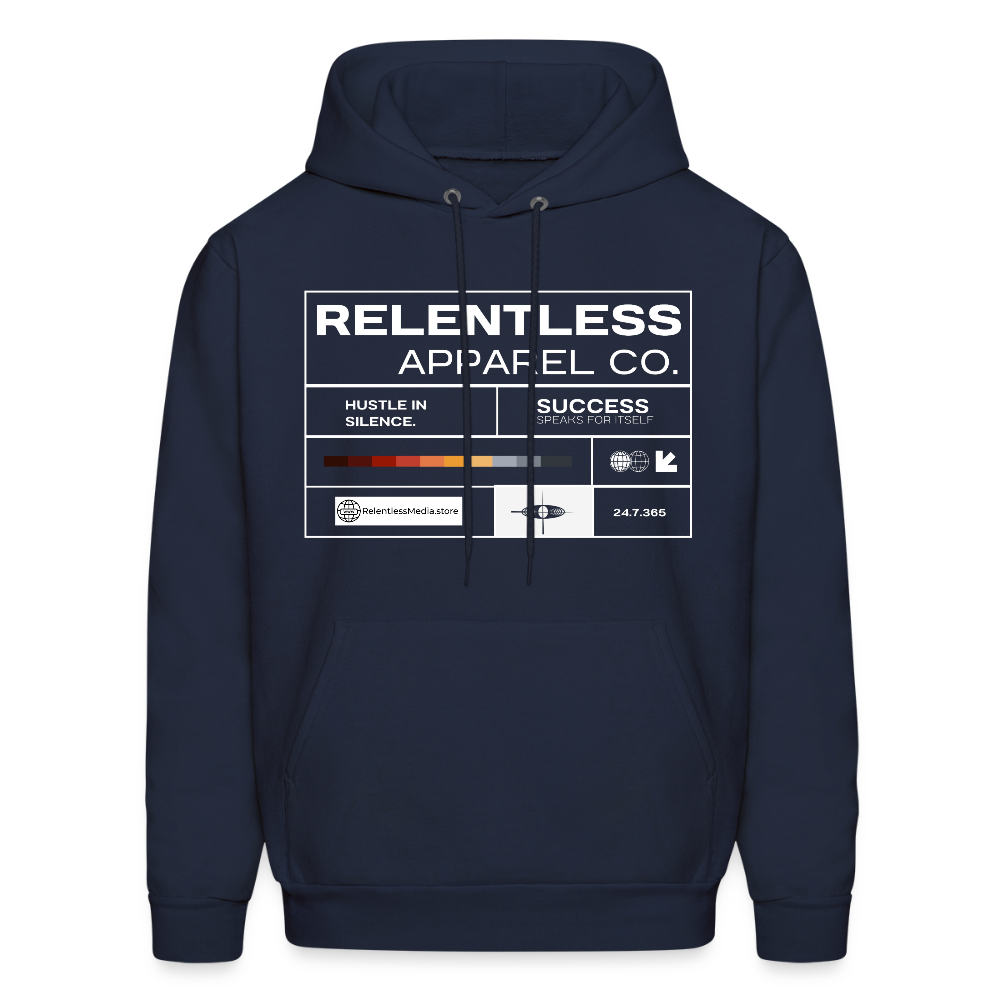 Relentless Essentials Unisex Hoodie – Relentless Classics - navy