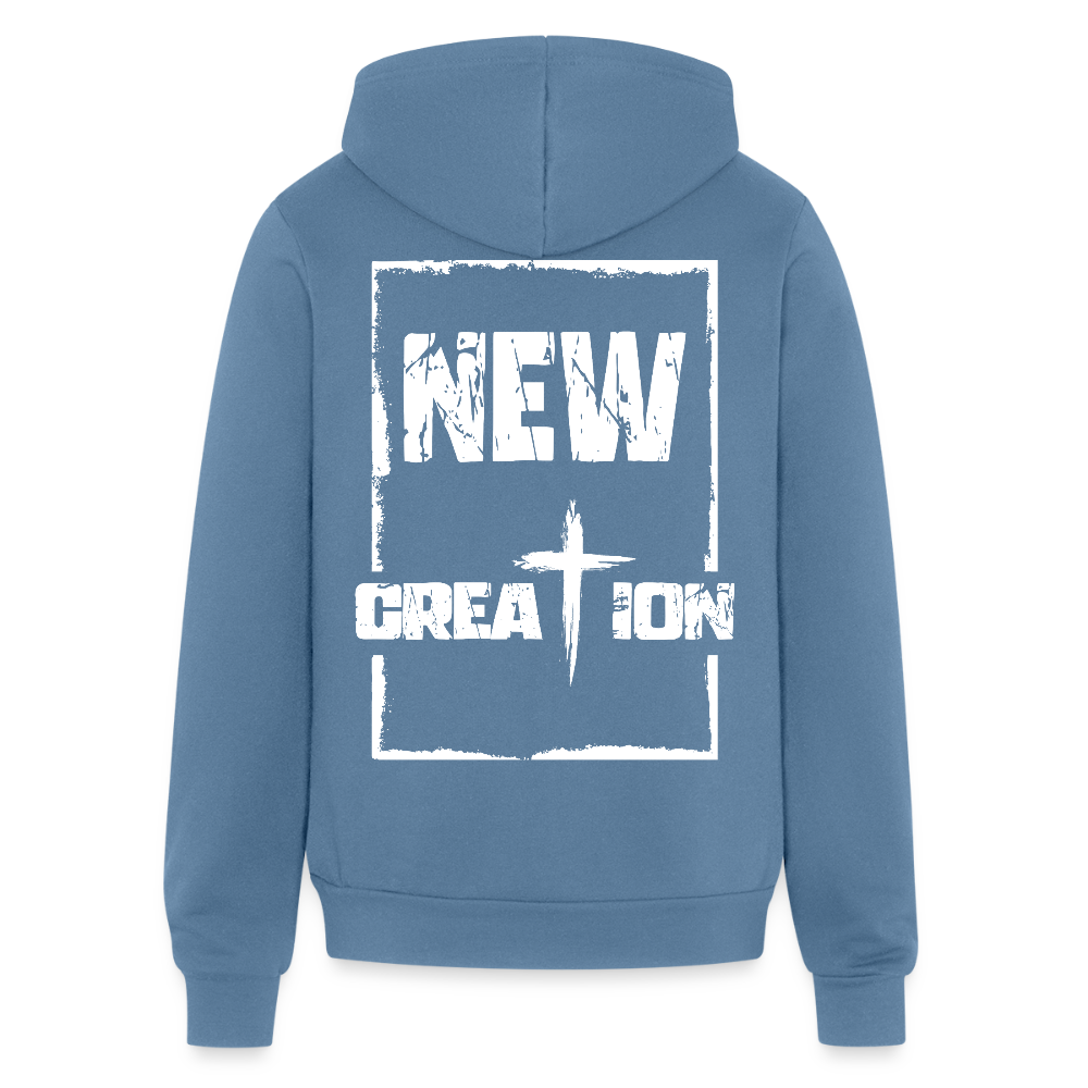 NEW CREATION – Full Zip Hoodie - steel blue
