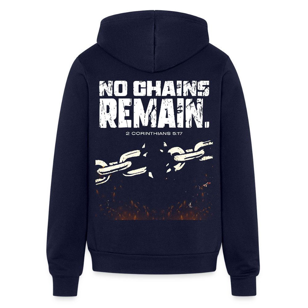 NO CHAINS REMAIN – Full Zip Hoodie - navy