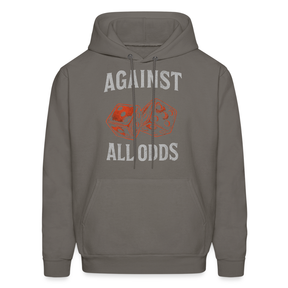 Against All Odds Unisex Hoodie – Relentless Classics - asphalt gray