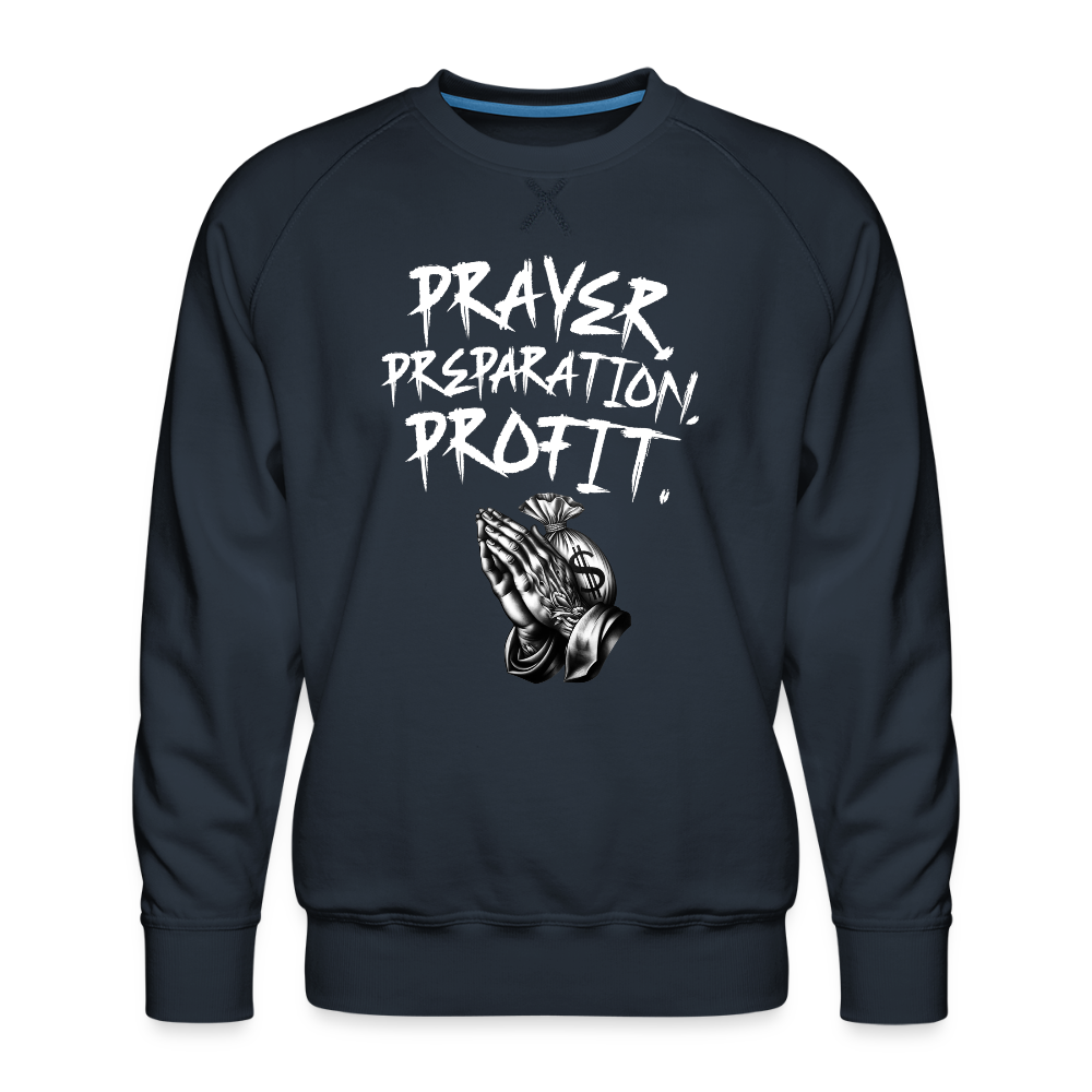 Prayer, Preparation, Profit Unisex Sweatshirt – Relentless Classics - navy
