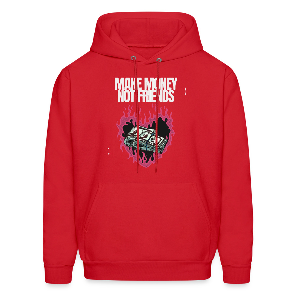 Make Money Not Friends Unisex Hoodie – Relentless Classics - red
