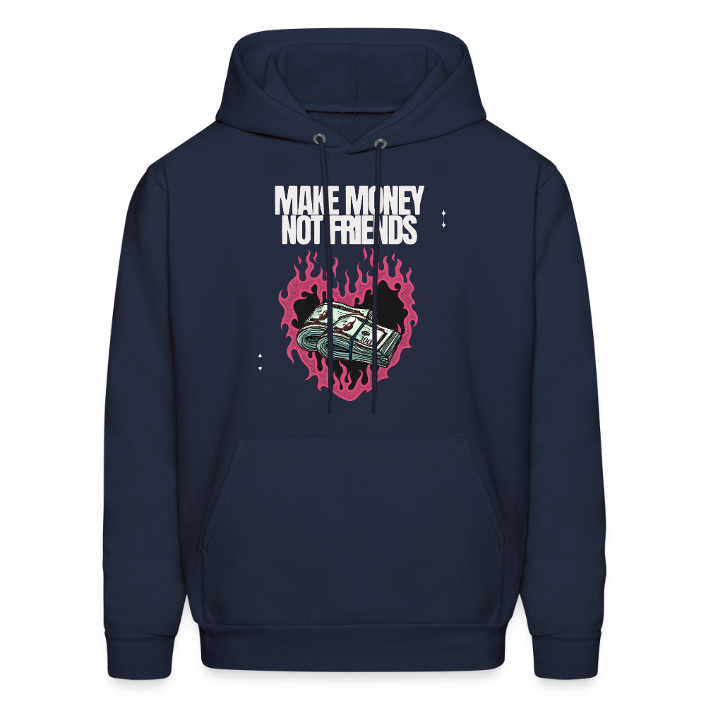 Make Money Not Friends Unisex Hoodie – Relentless Classics - navy