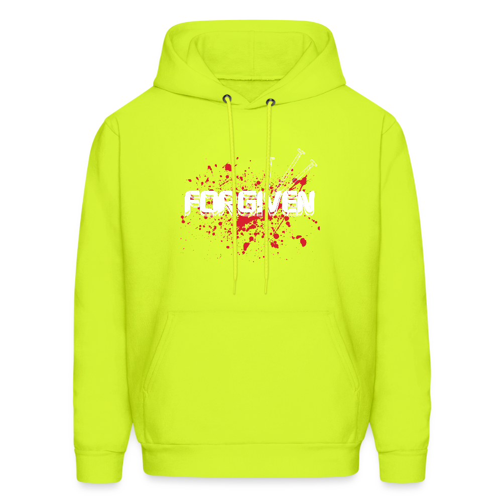 Forgiven Unisex Hoodie – Relentless Classics - safety green