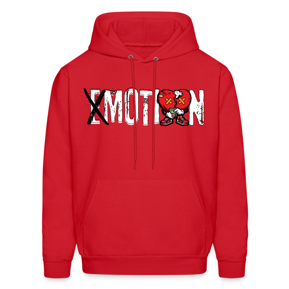 No Emotions Unisex Hoodie – Relentless Classics - red