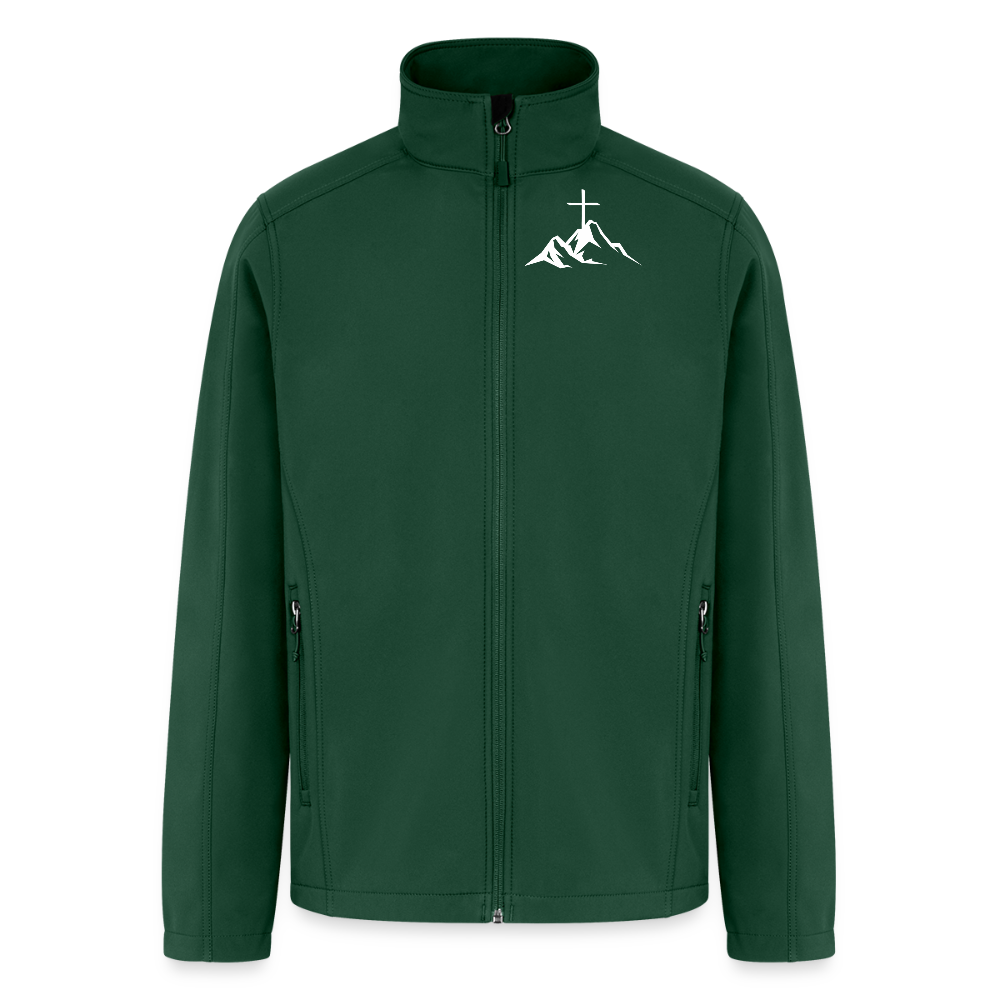 RELENTLESS LOGO – Men’s Soft Shell Jacket - forest green