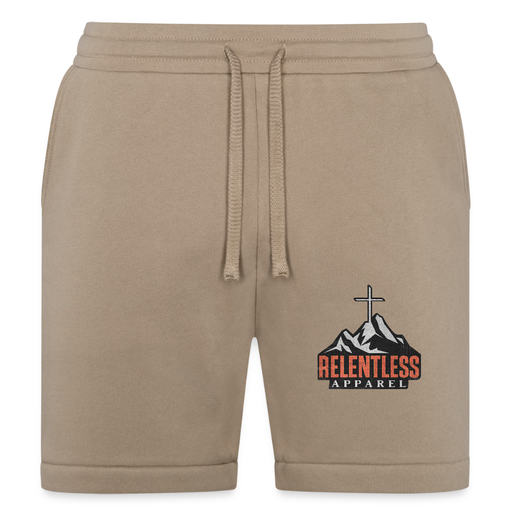 Season 02 Logo – Unisex Fleece Shorts - tan