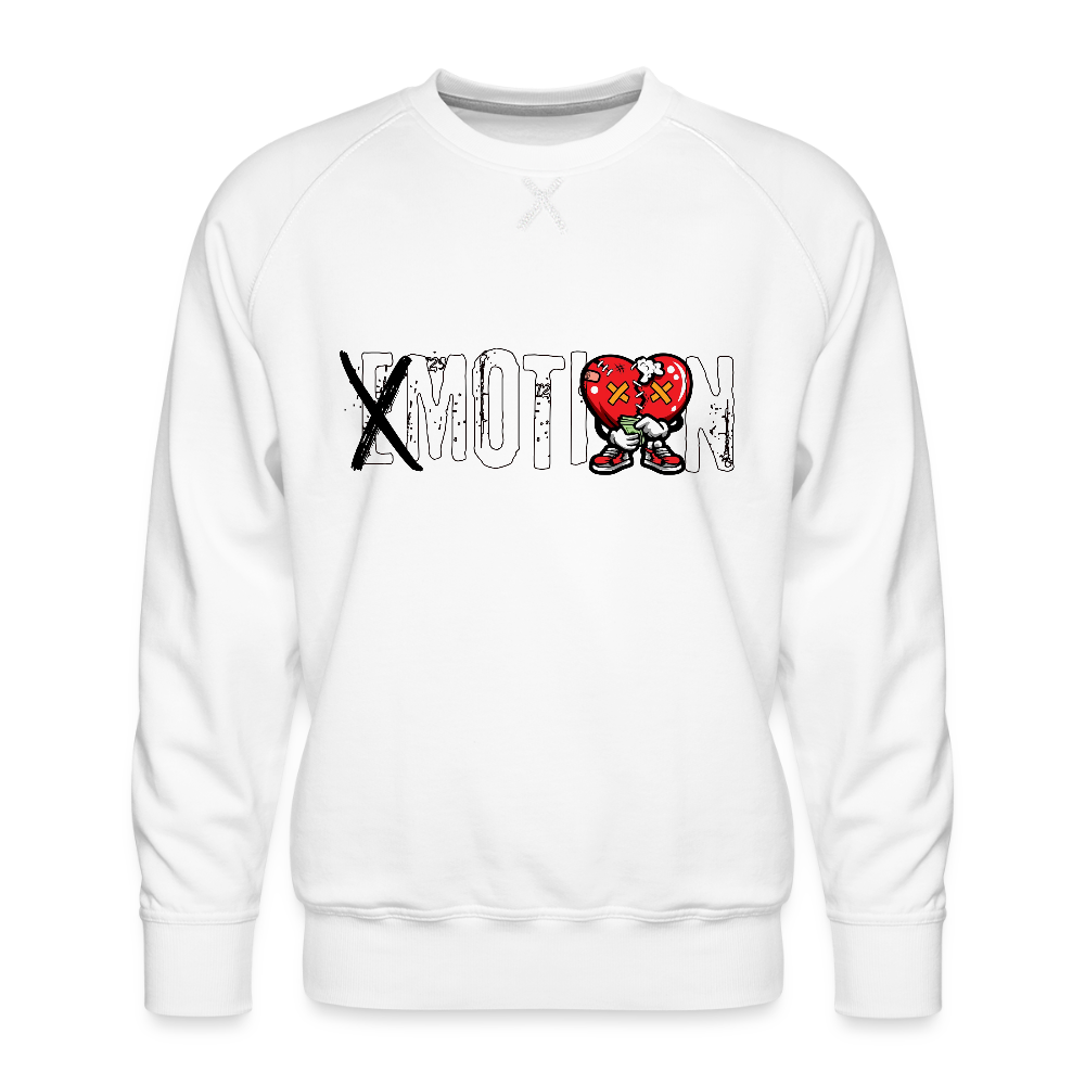 No Emotions Unisex Sweatshirt – Relentless Classics - white