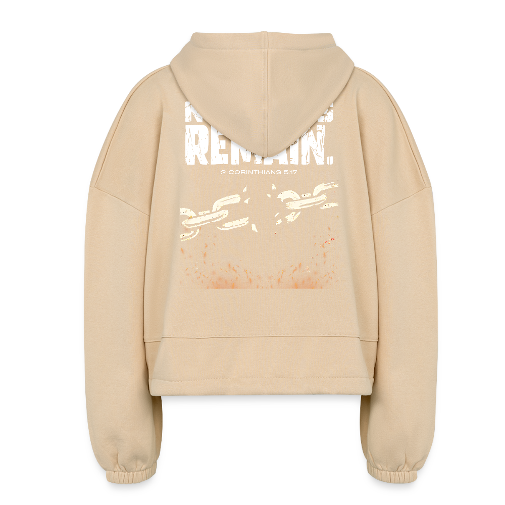 NO CHAINS REMAIN – Women’s Cropped Hoodie