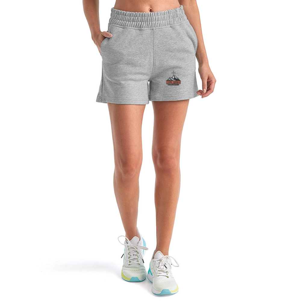 Season 02 Logo – Women's Jogger Shorts - heather gray