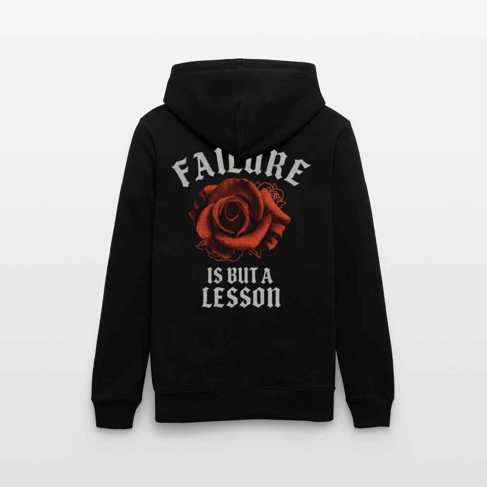 Failure Is But A Lesson – Heavyweight Unisex Hoodie - black