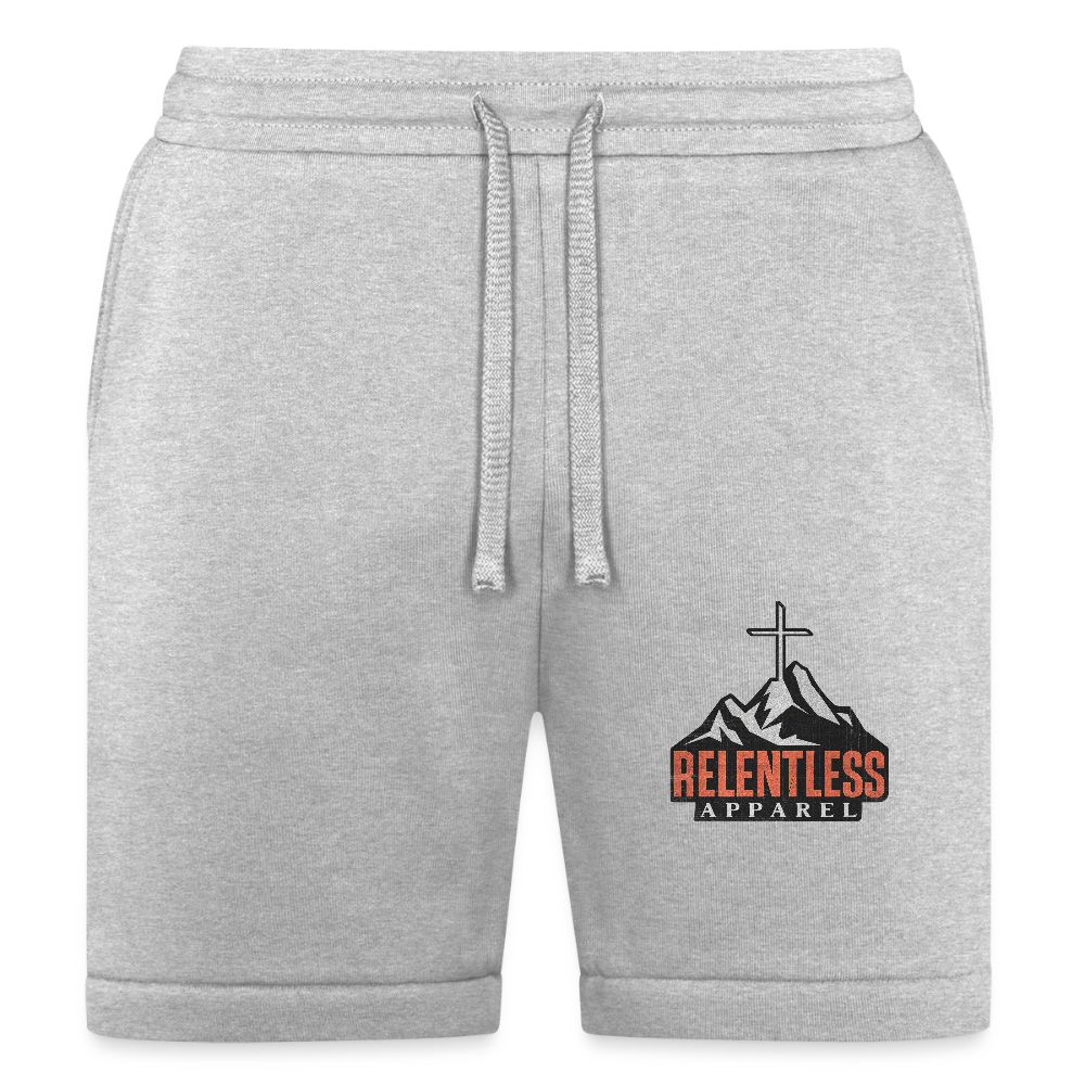 Season 02 Logo – Unisex Fleece Shorts - heather gray