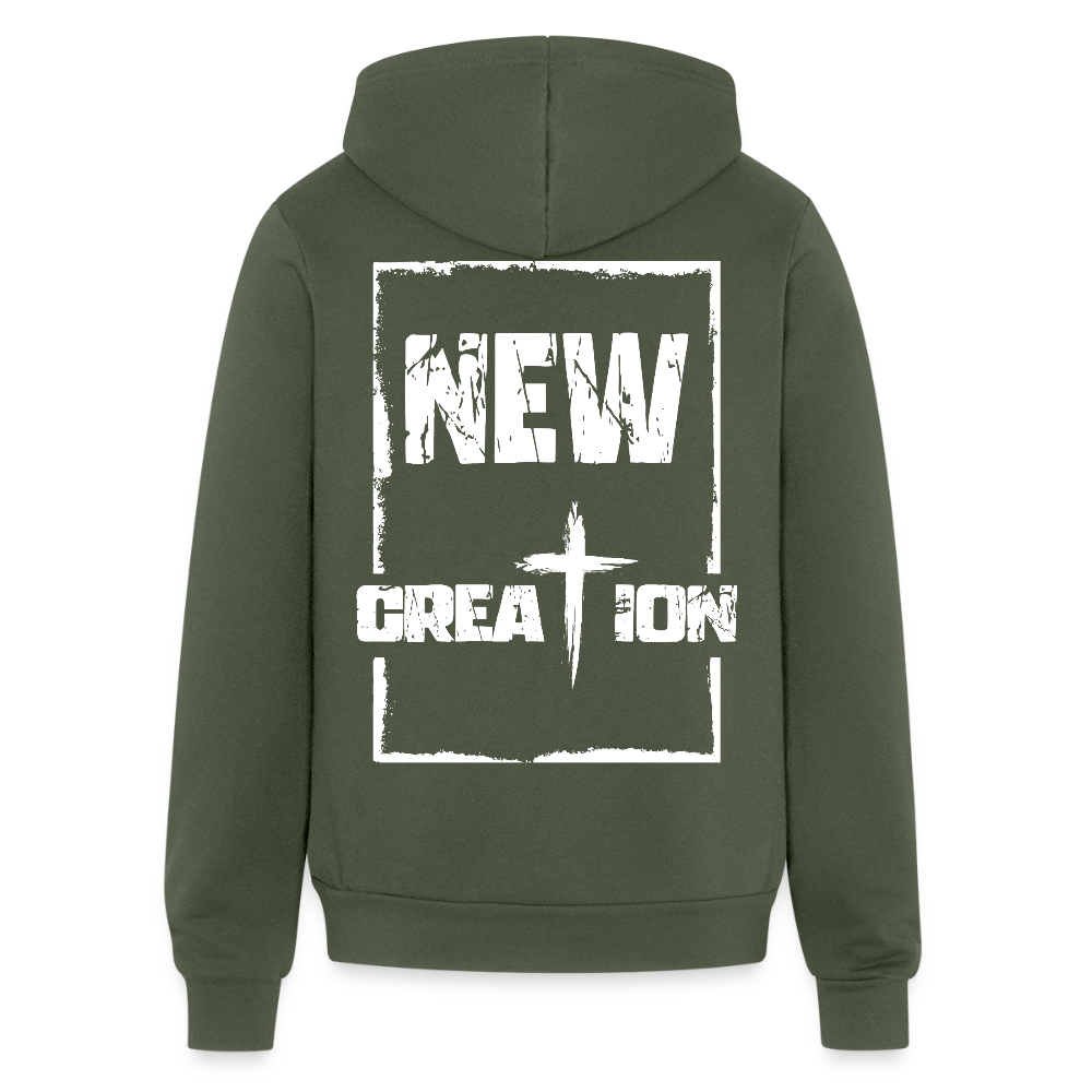 NEW CREATION – Full Zip Hoodie - military green