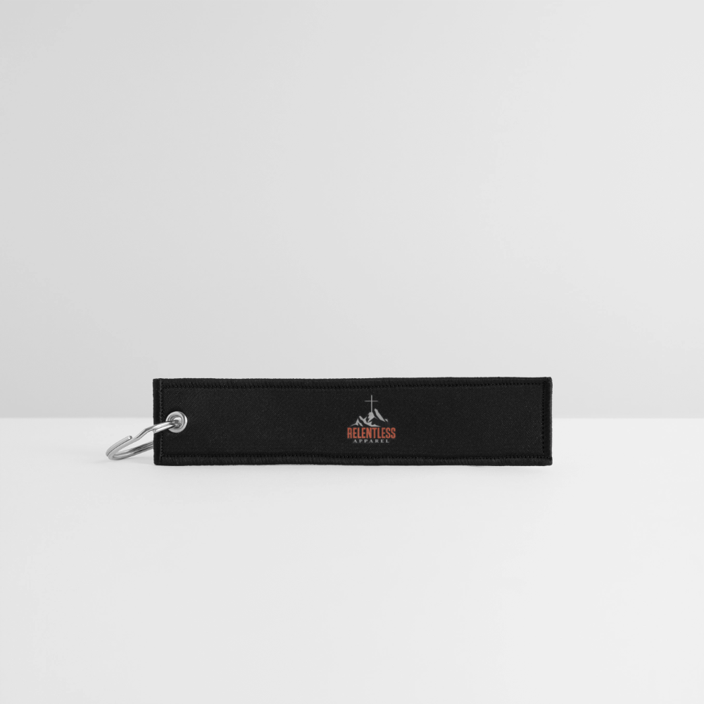 Season 02 Logo – Jet Tag Keychain - black