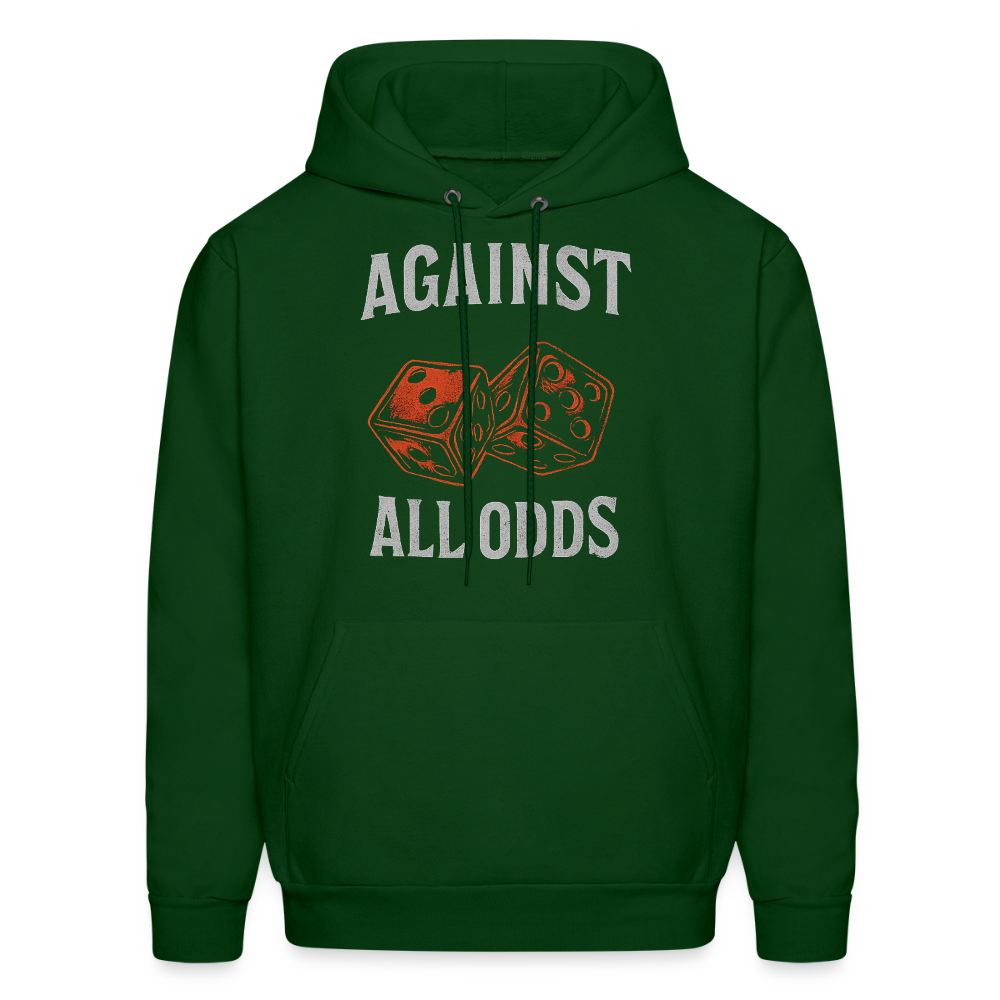 Against All Odds Unisex Hoodie – Relentless Classics - forest green