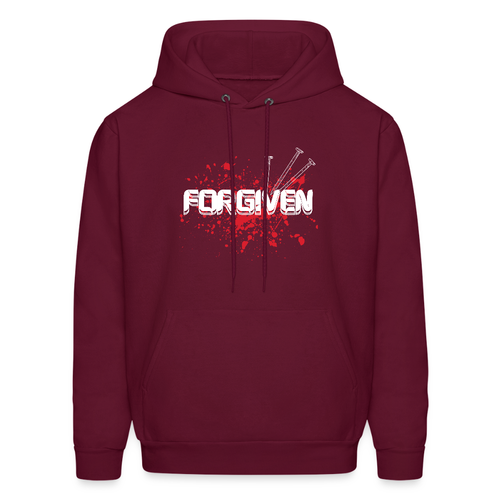Forgiven Unisex Hoodie – Relentless Classics - burgundy