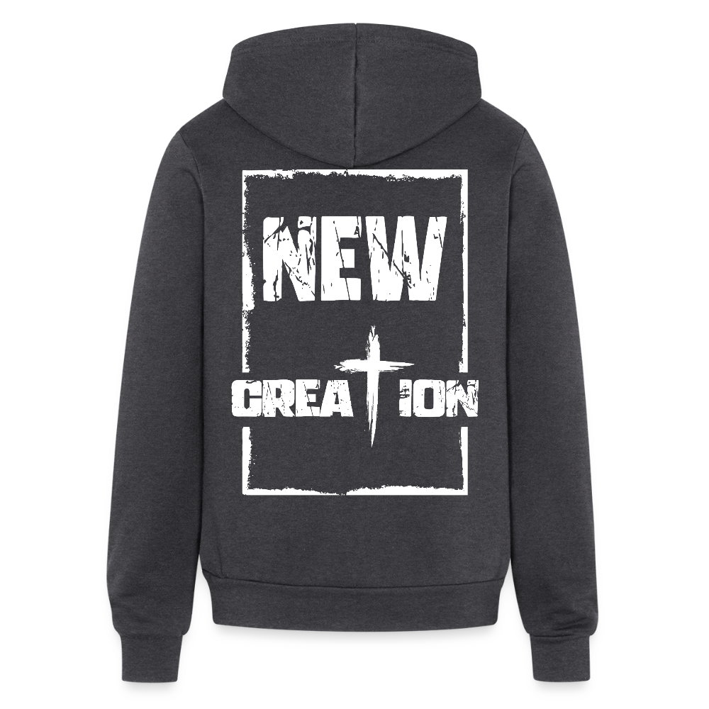 NEW CREATION – Full Zip Hoodie - charcoal grey