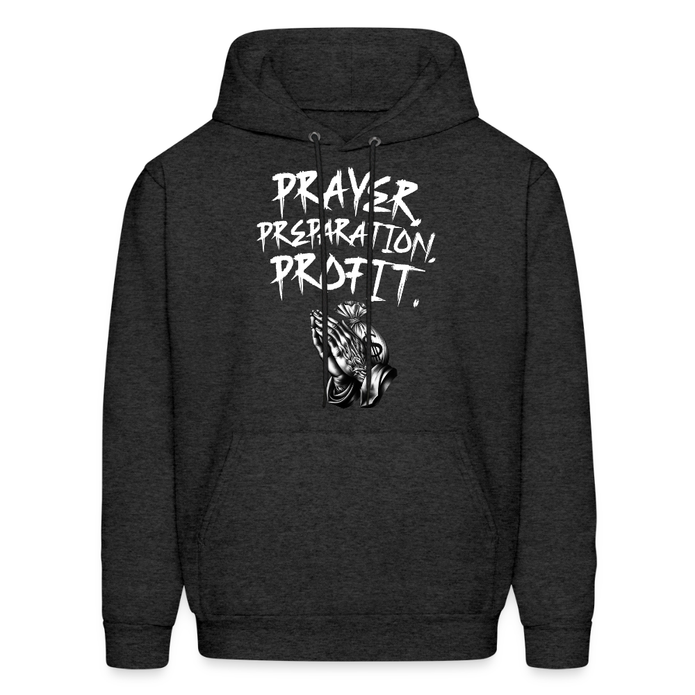 Prayer, Preparation, Profit Unisex Hoodie – Relentless Classics - charcoal grey