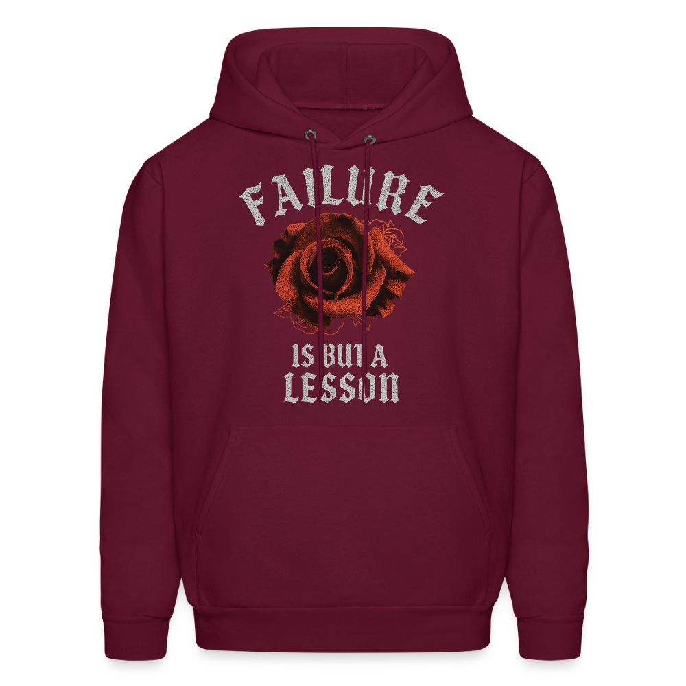 Failure Is But a Lesson Unisex Hoodie – Relentless Classics - burgundy