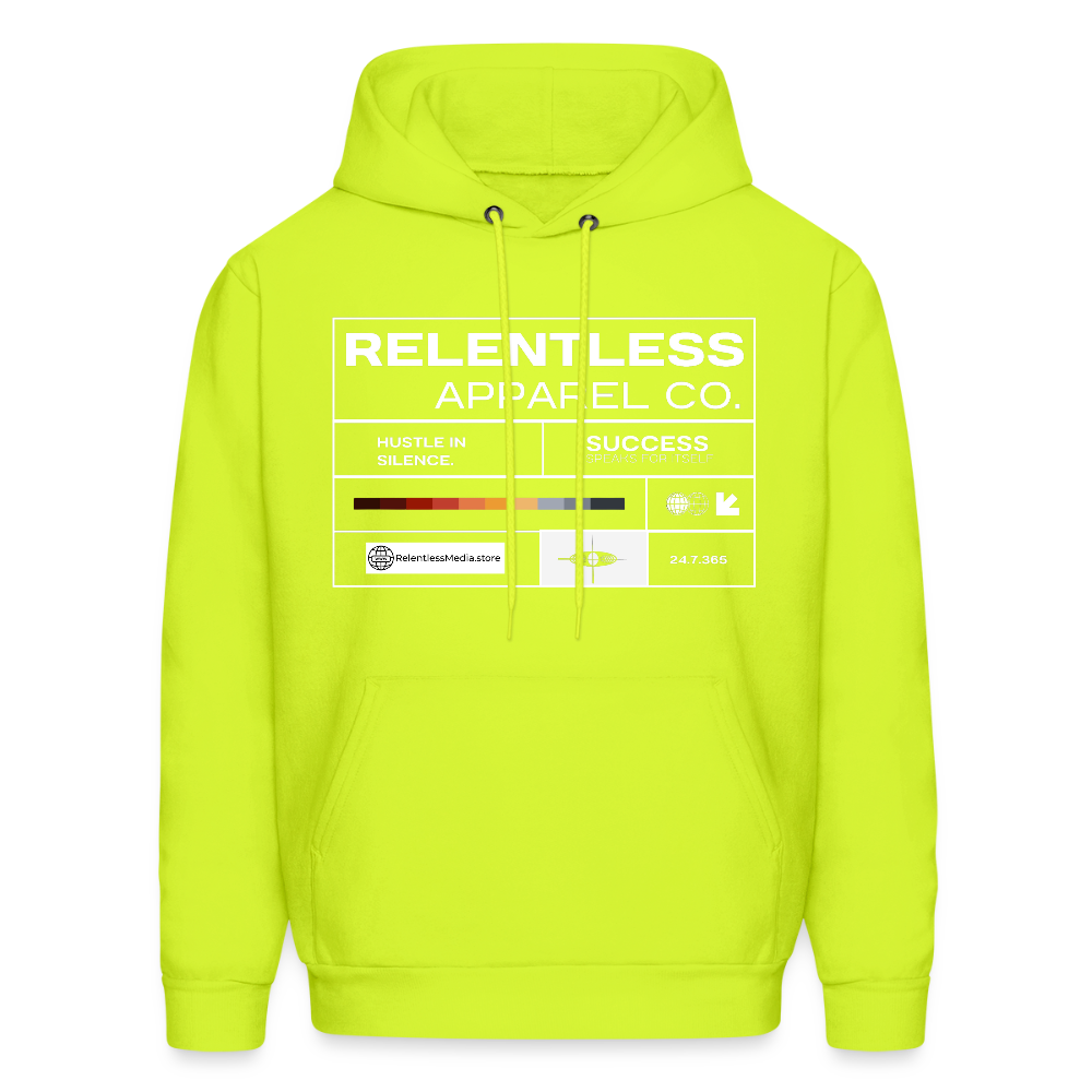 Relentless Essentials Unisex Hoodie – Relentless Classics - safety green