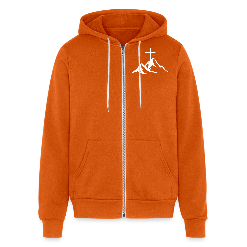 BROKEN TO BE REBUILT – Full Zip Hoodie - autumn