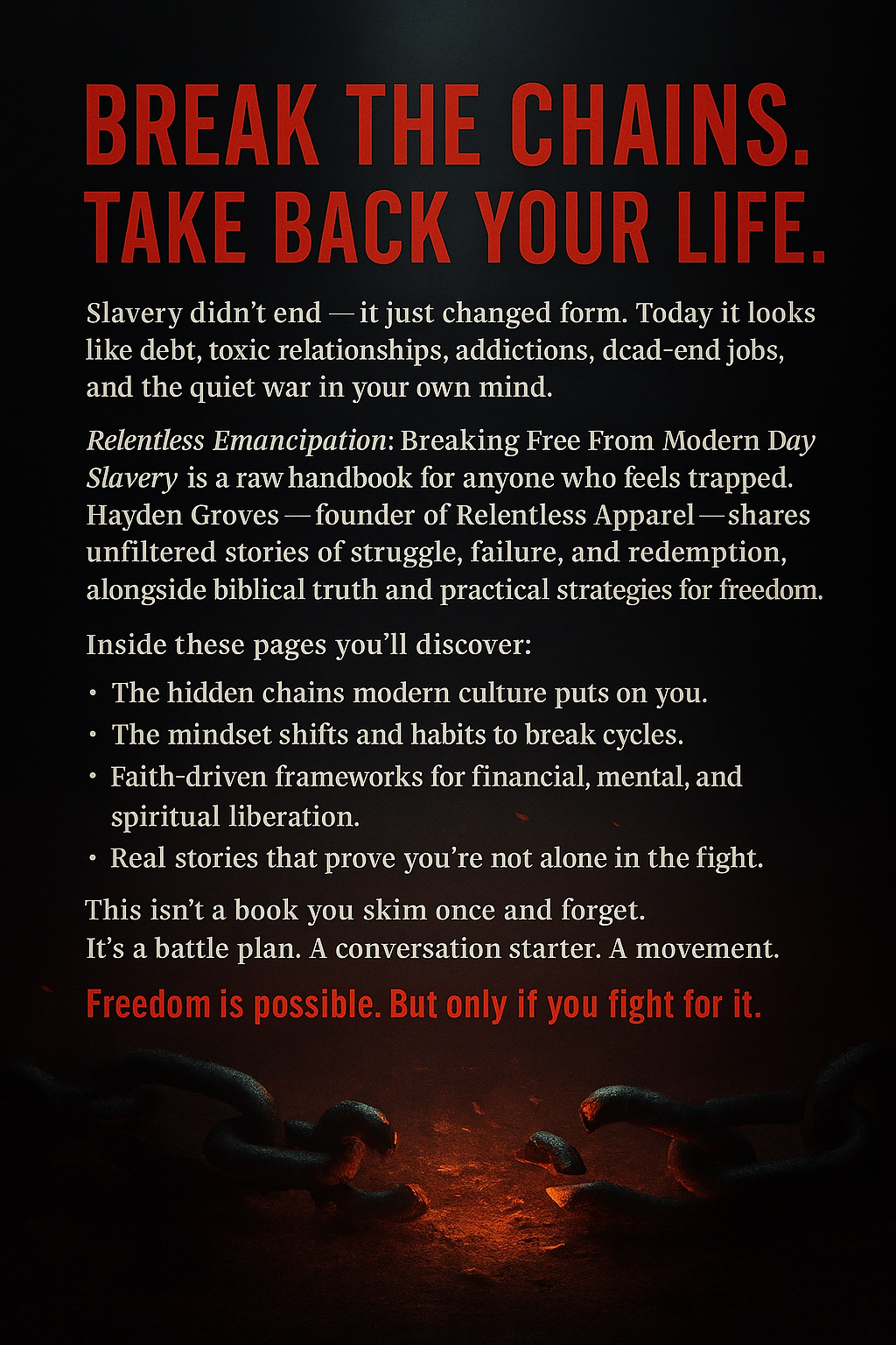 Relentless Emancipation - Escaping Modern Day Slavery (e-book)